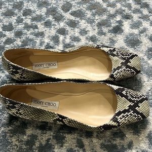 Slightly worm Jimmy Choo flats